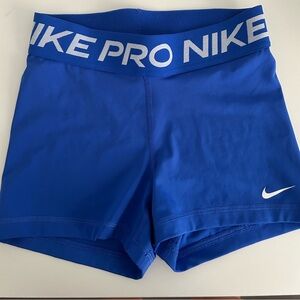 Nike Pro Women's Blue Shorts (NWOT)